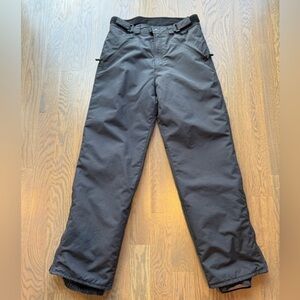 Women's FERA Snowboard Ski Black Pants Adjustable Waist Nylon Sz 34L